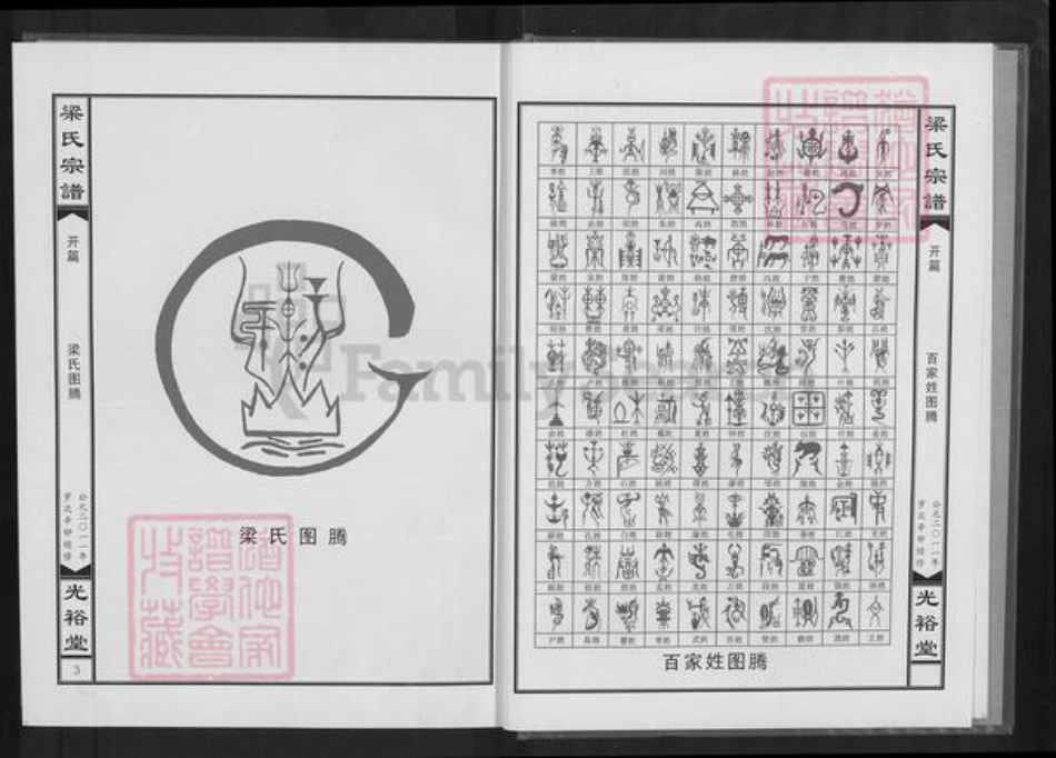 湖北省黄石市阳新县梁氏光裕堂族谱-梁氏宗谱.pdf电子版插图3