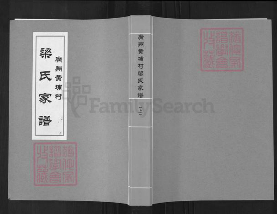 广东省广州市梁氏族谱-广州黄埔村梁氏家谱.pdf电子版插图