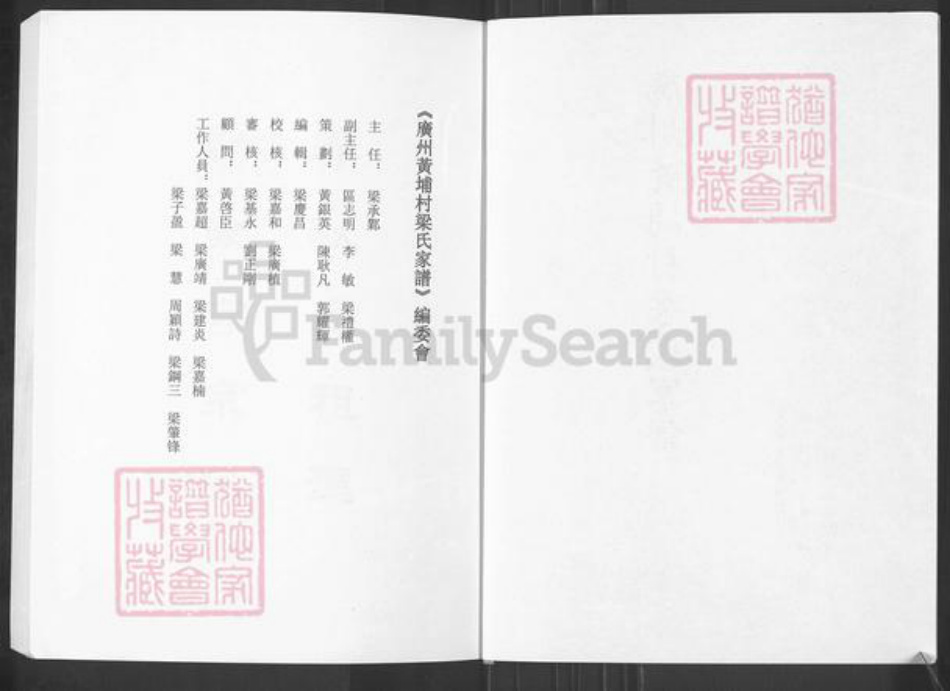 广东省广州市梁氏族谱-广州黄埔村梁氏家谱.pdf电子版插图2