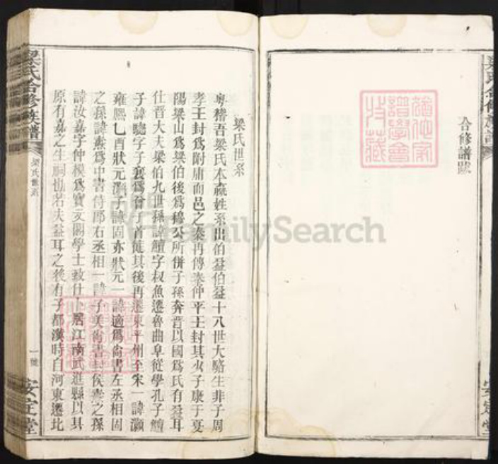 江西省赣州市兴国县梁氏安定堂族谱-梁氏合修族谱.pdf电子版插图4