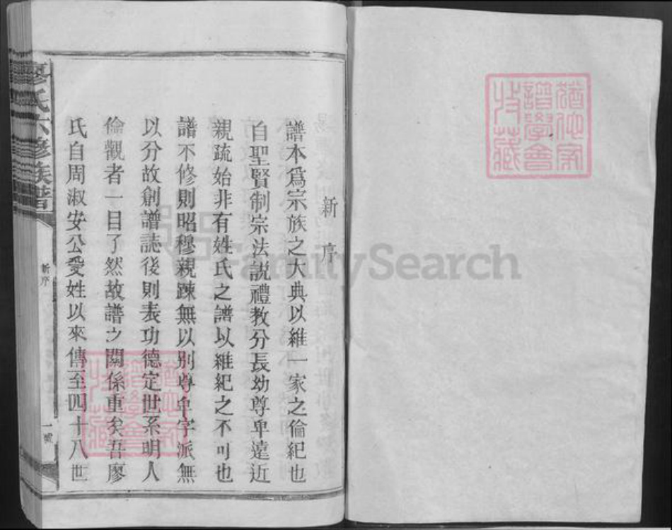 福建省三明市建宁县里心镇廖氏敦睦堂族谱-武威廖氏族谱.pdf电子版插图1