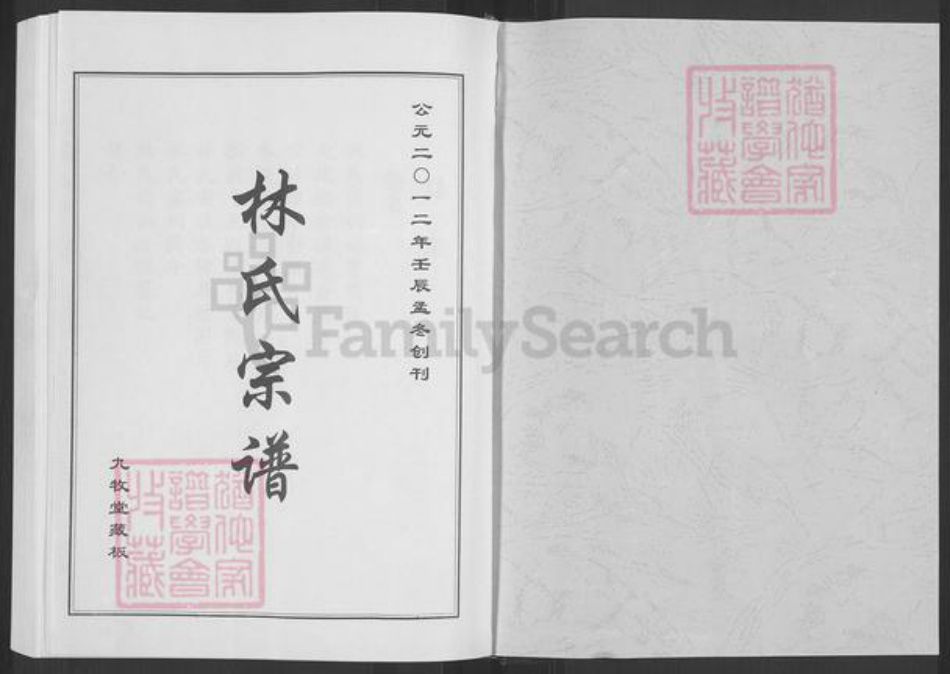 湖北省黄冈市红安县杏花乡林氏九牧堂族谱-林氏宗谱.pdf电子版插图1