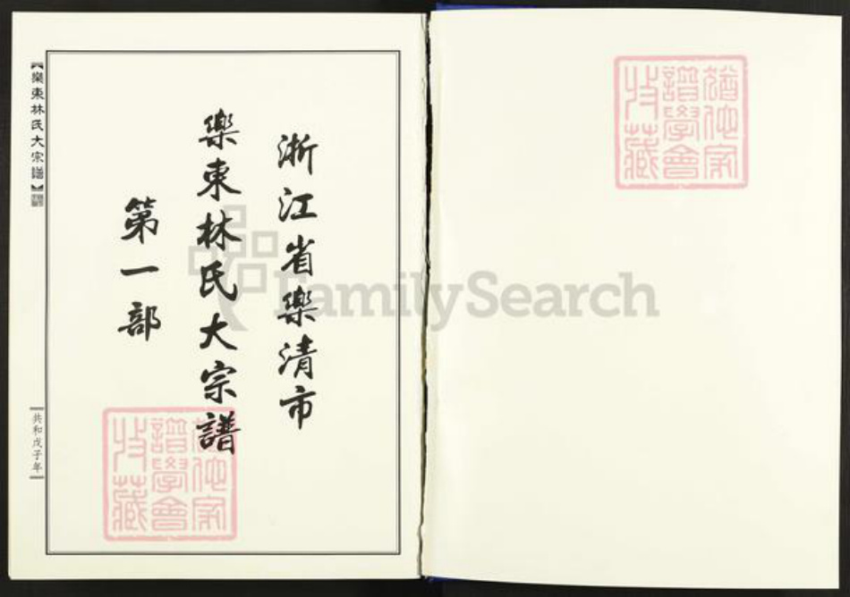 浙江省温州市乐清市林氏族谱-乐东林氏大宗谱.pdf电子版插图1
