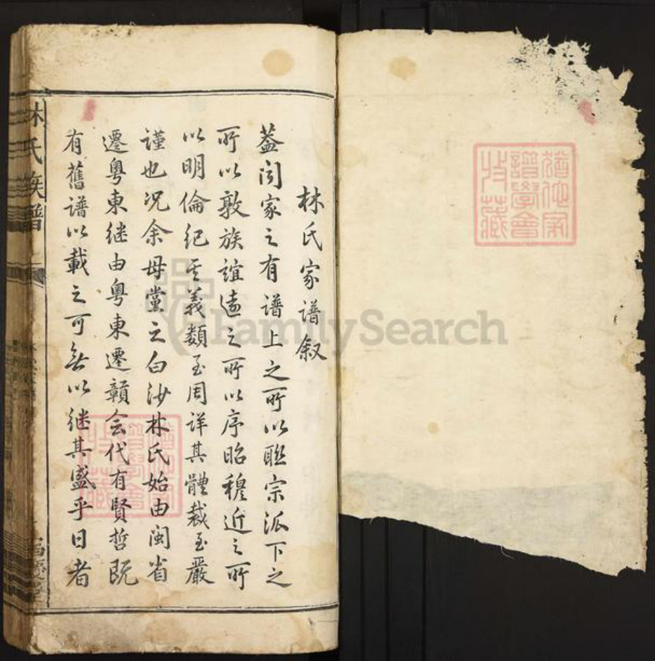 江西省赣州市石城县大由乡林氏昌庆堂族谱-林氏族谱.pdf电子版插图1