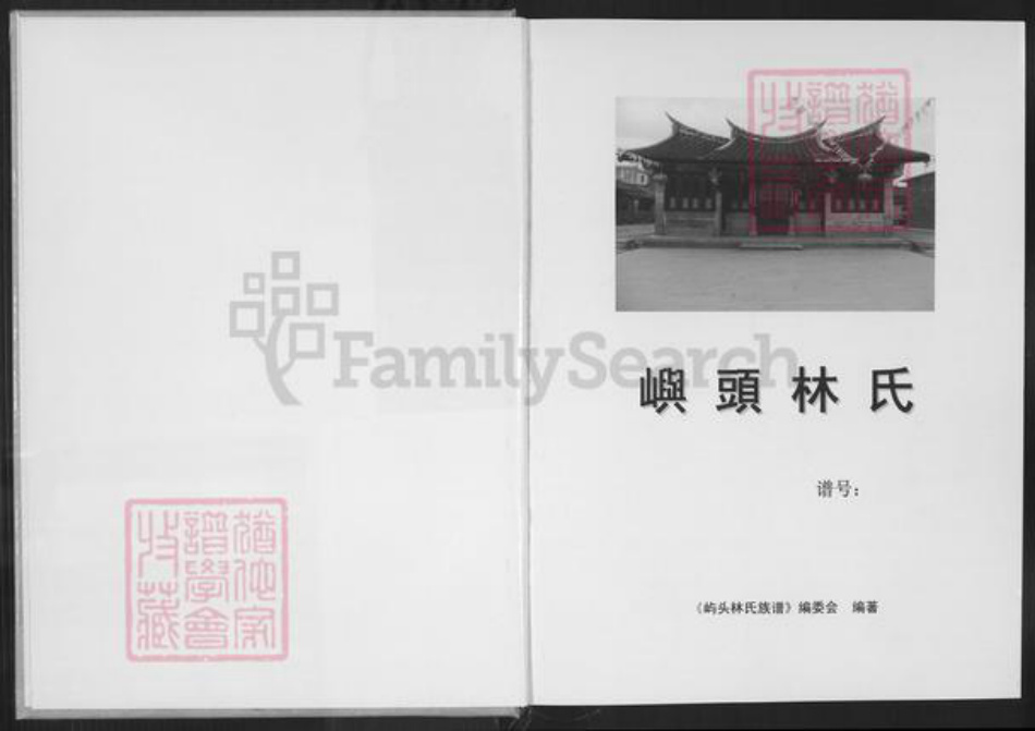 福建省漳州市龙海市白水镇林氏燕翼堂族谱-屿头林氏族谱.pdf电子版插图1
