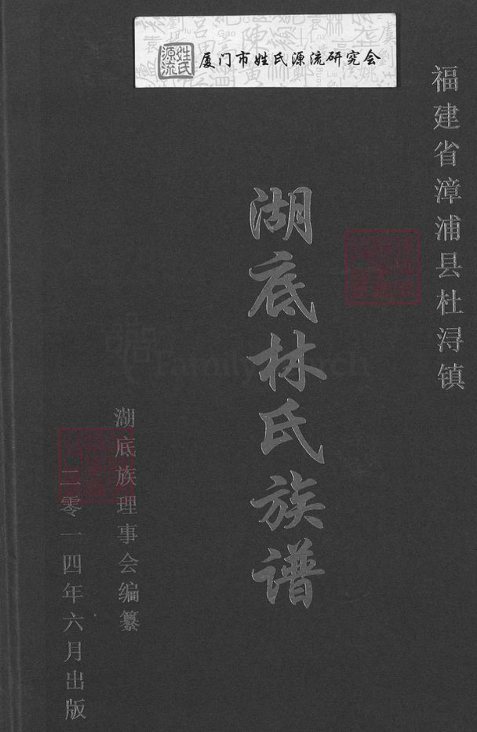 福建省漳州市漳浦县杜浔镇林氏族谱-湖底林氏族谱.pdf电子版插图