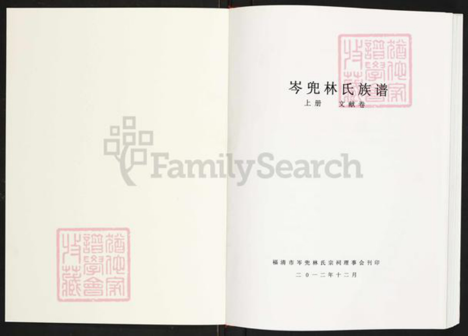 福建省福州市福清市海口镇林氏族谱-岑兜林氏族谱.pdf电子版插图1