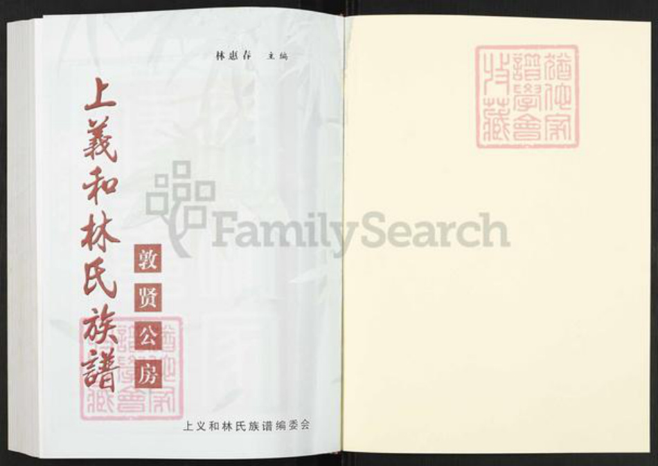 广东省揭阳市榕城区林氏世德堂族谱-上义和林氏族谱.敦贤公房.pdf电子版插图1