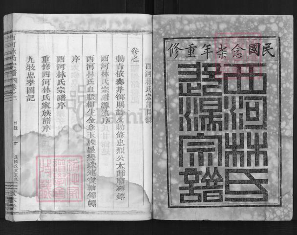 浙江省金华市婺城区林氏敦本堂族谱-西河林氏宗谱.pdf电子版插图1