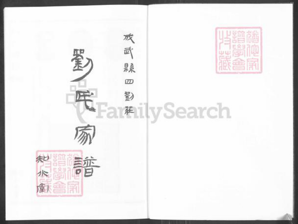 山东省菏泽市成武县大田集镇刘氏知水堂族谱-刘氏家谱.pdf电子版插图1