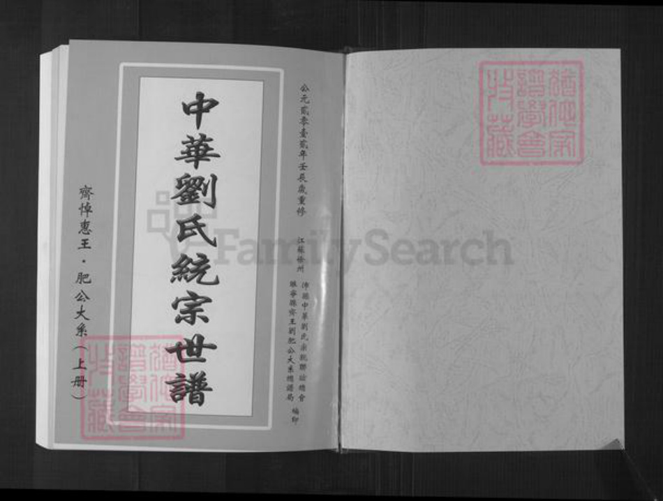 江苏省徐州市沛县刘氏汉祚堂族谱-中华刘氏统宗世谱.齐悼惠王.肥公大系.pdf电子版插图1