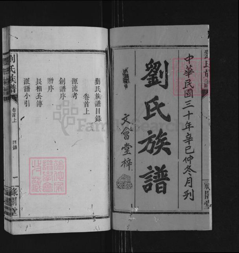 湖南省常德市桃源县刘氏禄阁堂族谱-刘氏族谱.pdf电子版插图1