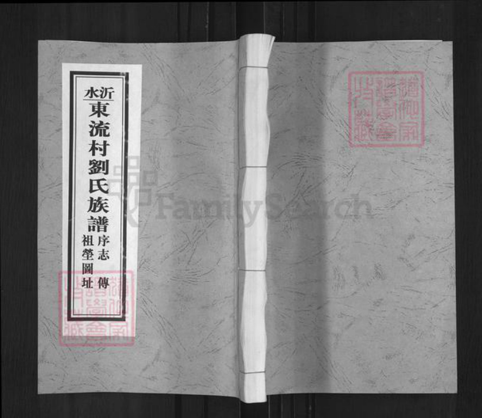 山东省临沂市沂南县大庄镇刘氏族谱-沂水东流村刘氏族谱.pdf电子版插图