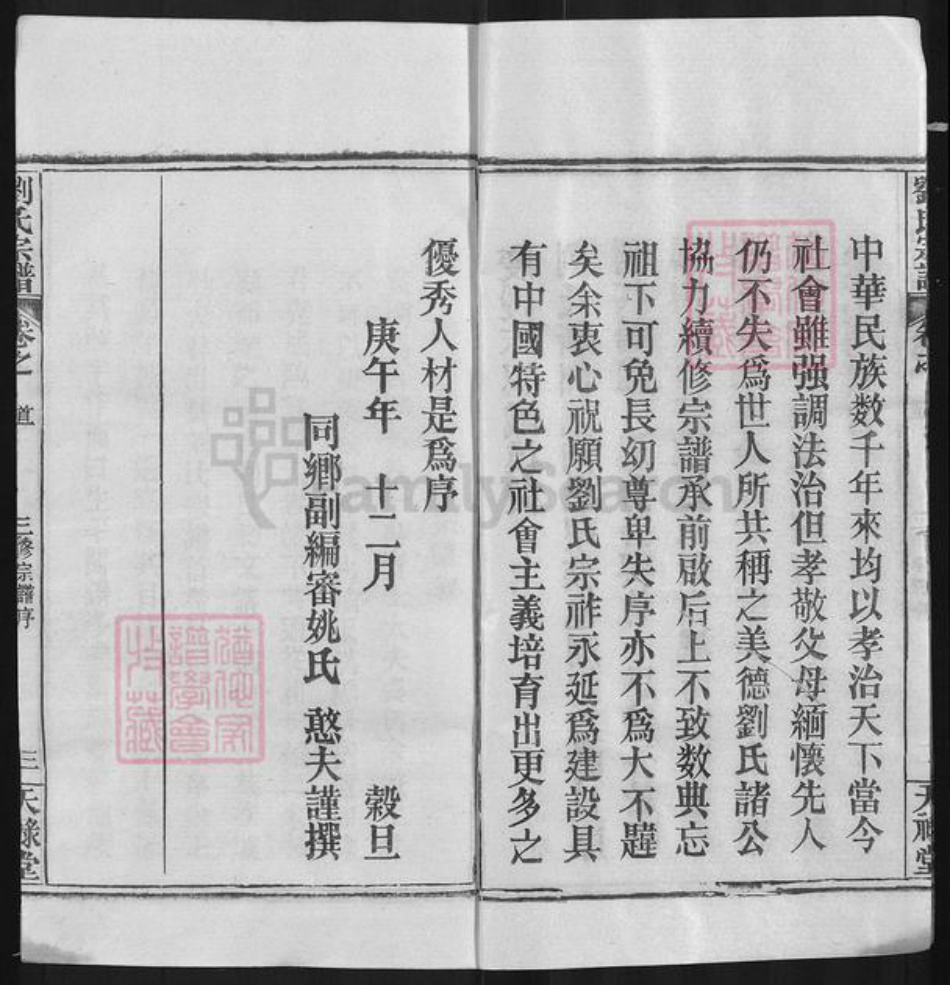 湖北省武汉市新洲区刘氏天禄堂族谱-刘氏宗谱.pdf电子版插图3