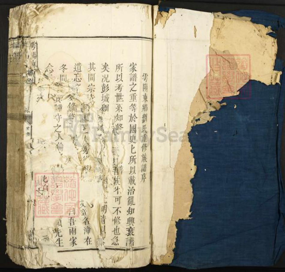 江西省赣州市于都县刘氏光余堂族谱-雩阳东乡刘氏族谱.pdf电子版插图1