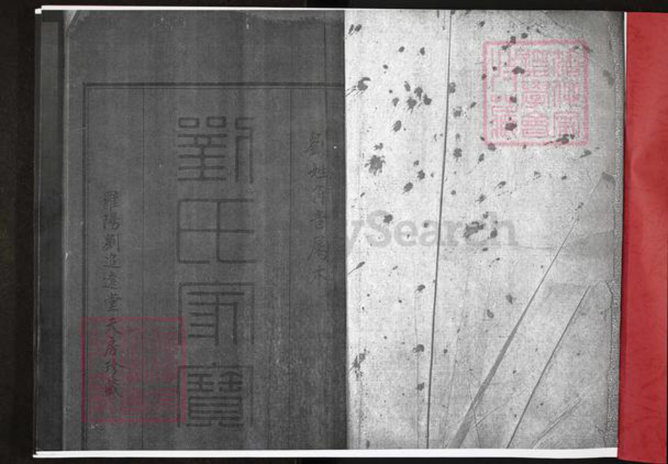 浙江省温州市泰顺县刘氏族谱-罗阳刘氏宗谱.pdf电子版插图1