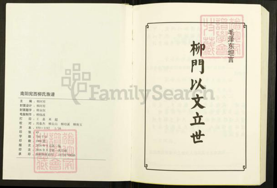 河南省南阳市卧龙区王村乡柳氏河东堂族谱-柳氏家谱.pdf电子版插图2