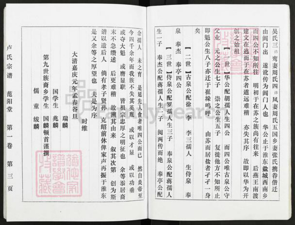 江苏省盐城市阜宁县益林镇卢氏范阳堂族谱-卢氏宗谱.pdf电子版插图4 江苏省盐城市阜宁县益林镇卢氏范阳堂族谱-卢氏宗谱.pdf电子版插图4