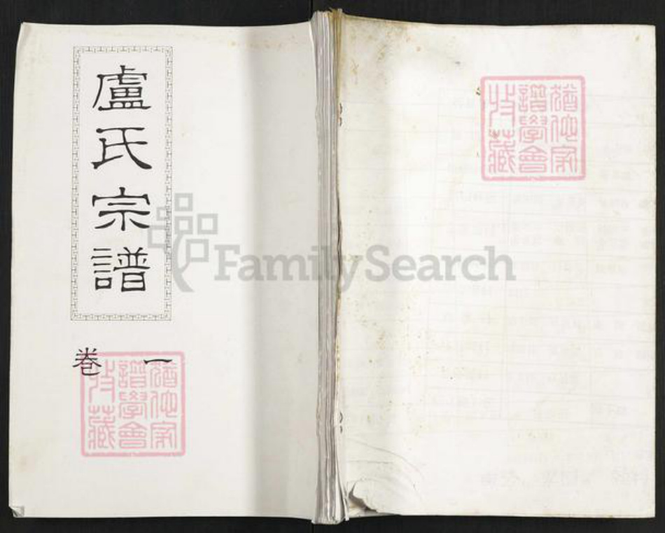 湖北省咸宁市通城县卢氏范阳堂族谱-卢氏宗谱.pdf电子版