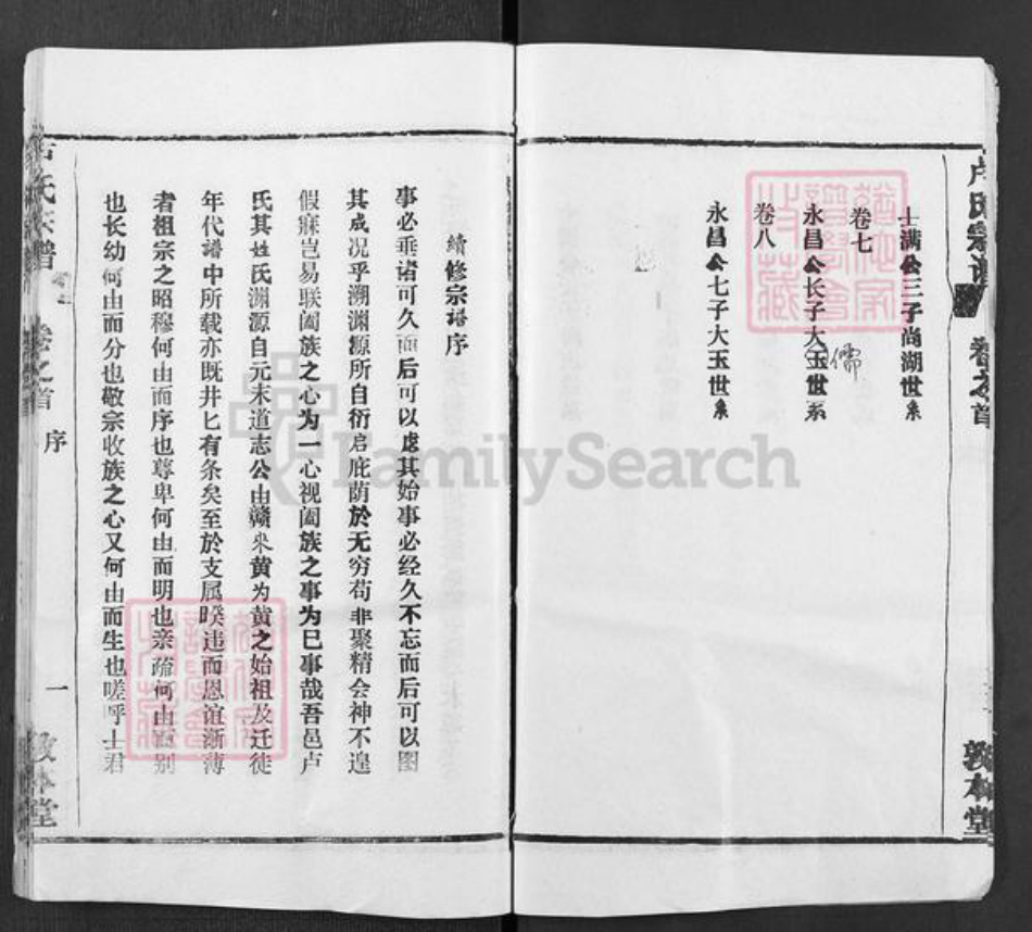 湖北省黄冈市罗田县大崎镇卢氏敦本堂族谱-卢氏宗谱.pdf电子版插图4