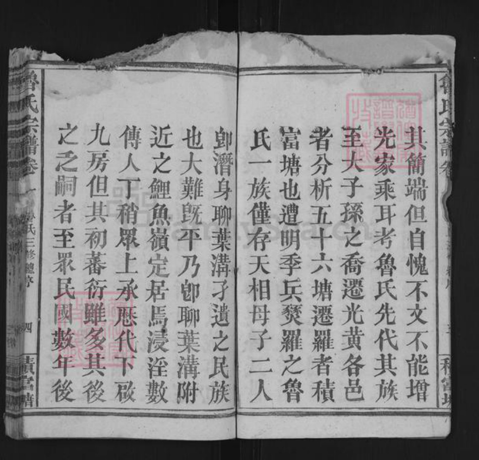 湖北省黄冈市罗田县鲁氏积富堂族谱-鲁氏宗谱.pdf电子版插图4 湖北省黄冈市罗田县鲁氏积富堂族谱-鲁氏宗谱.pdf电子版插图4