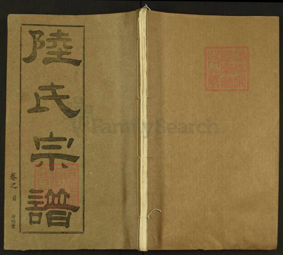 湖北省黄石市大冶市陆氏诗海堂族谱-陆氏宗谱.pdf电子版