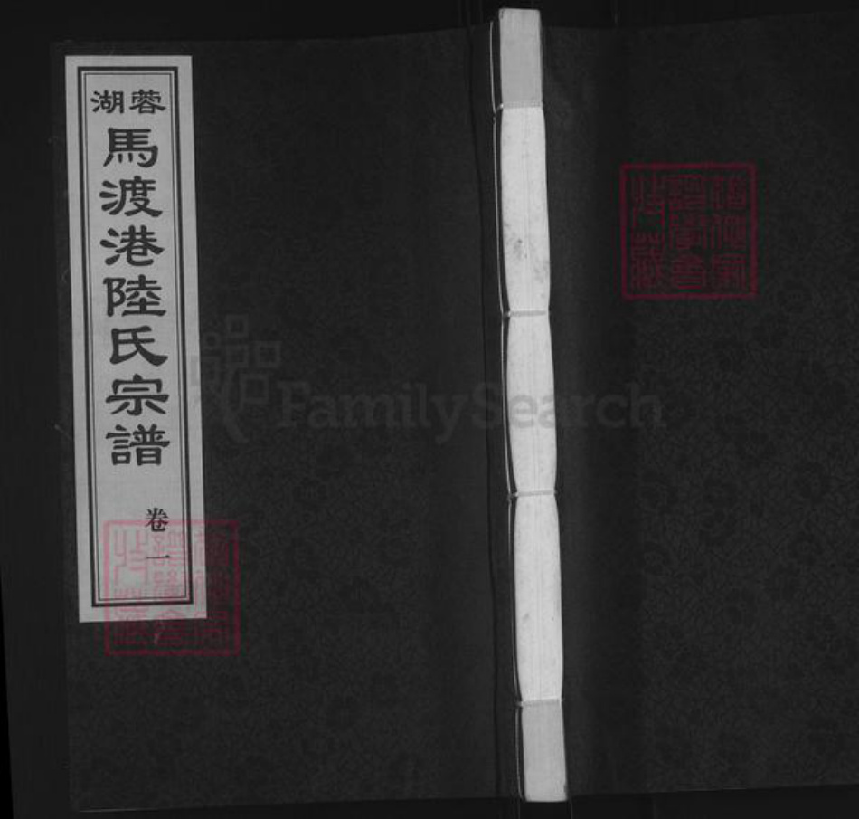 江苏省无锡市惠山区长安街道陆氏仰贤堂族谱-蓉湖马渡港陆氏宗谱.pdf电子版