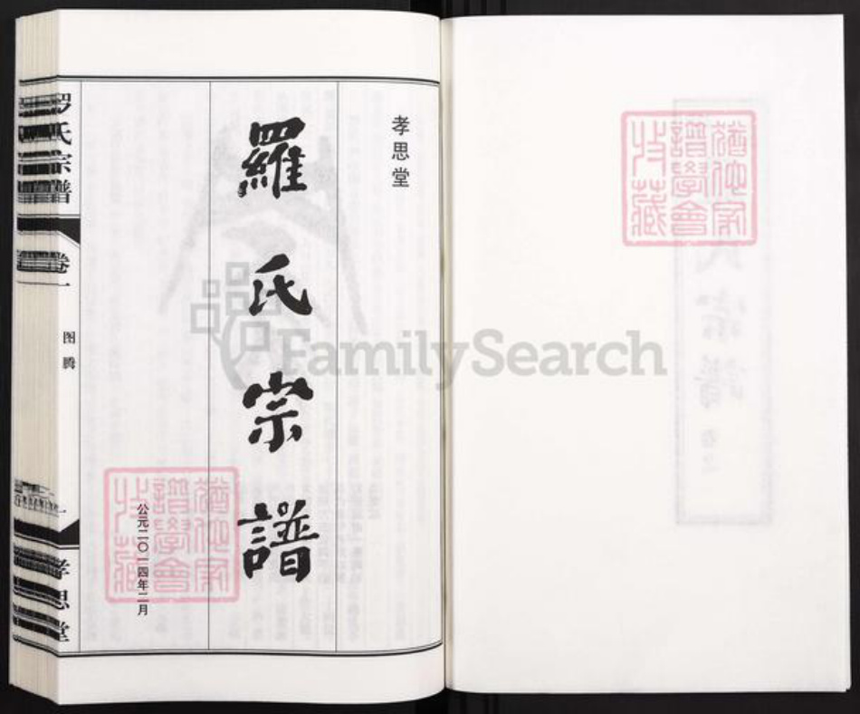 安徽省合肥市庐江县庐城镇罗氏孝思堂族谱-卢江罗氏宗谱.pdf电子版插图2
