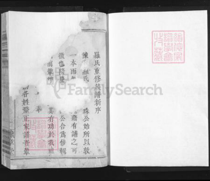 江西省南昌市南昌县富山乡罗氏豫章堂族谱-罗氏宗谱.pdf电子版插图1