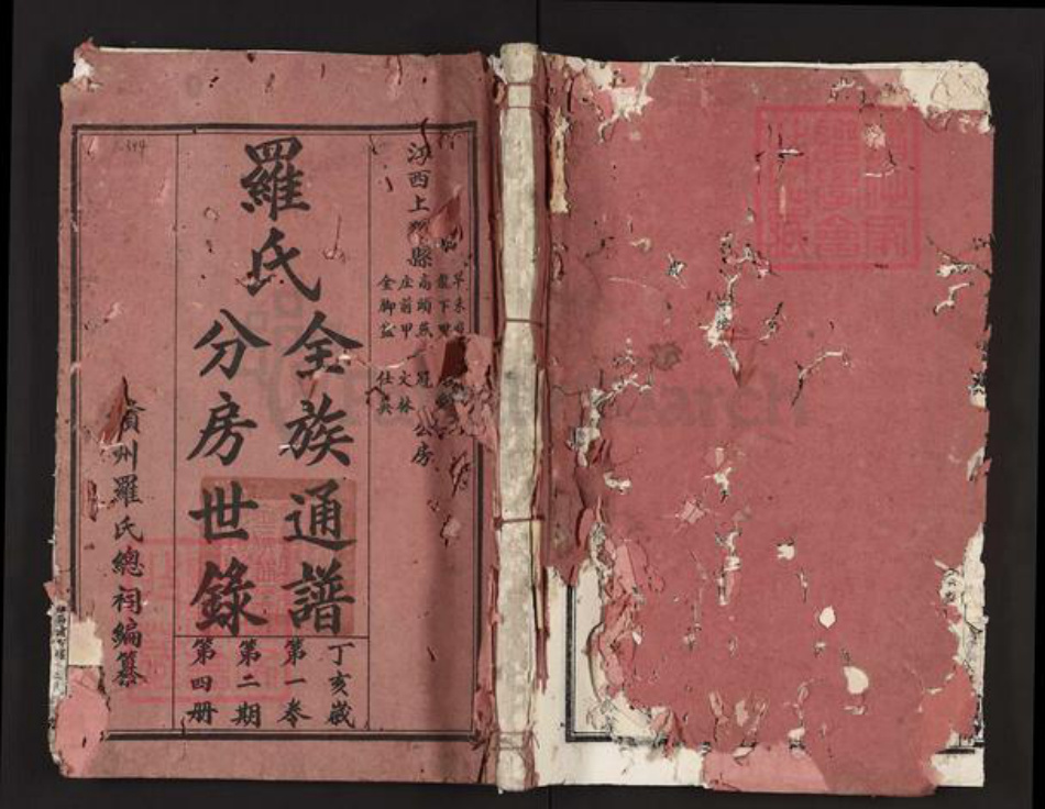 江西省赣州市罗氏族谱-罗氏全族通谱分房世录.pdf电子版