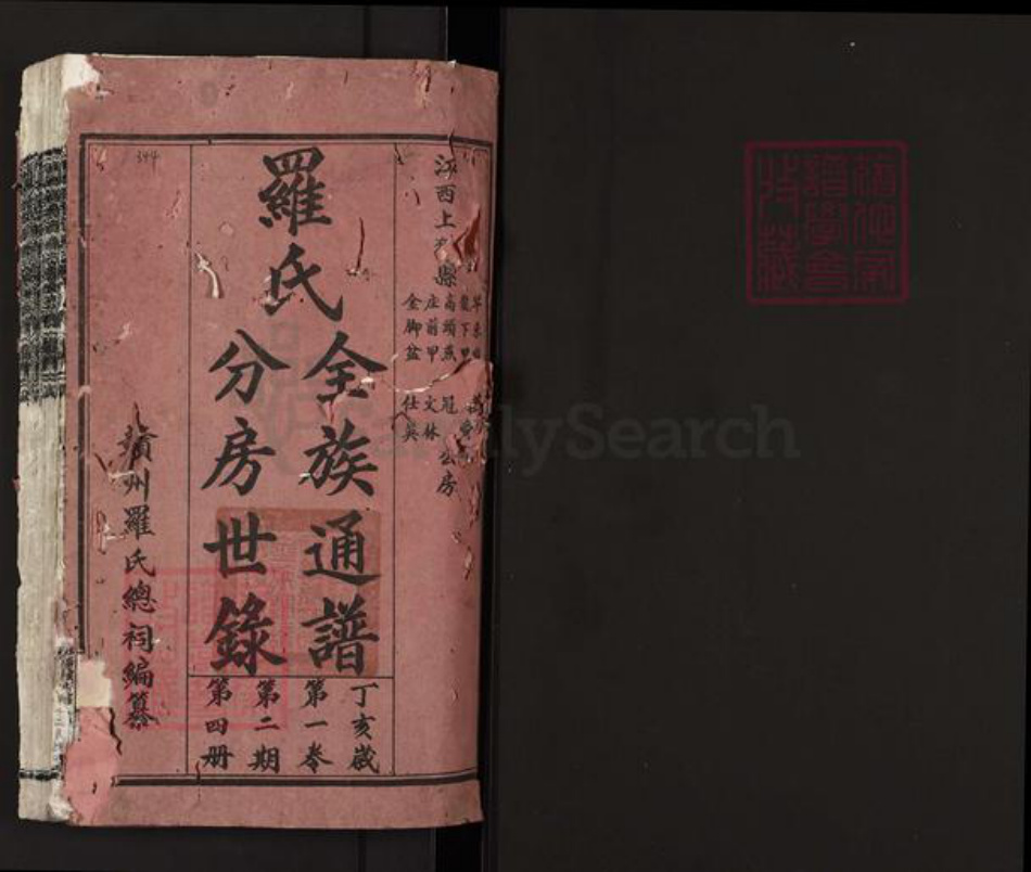 江西省赣州市罗氏族谱-罗氏全族通谱分房世录.pdf电子版插图1