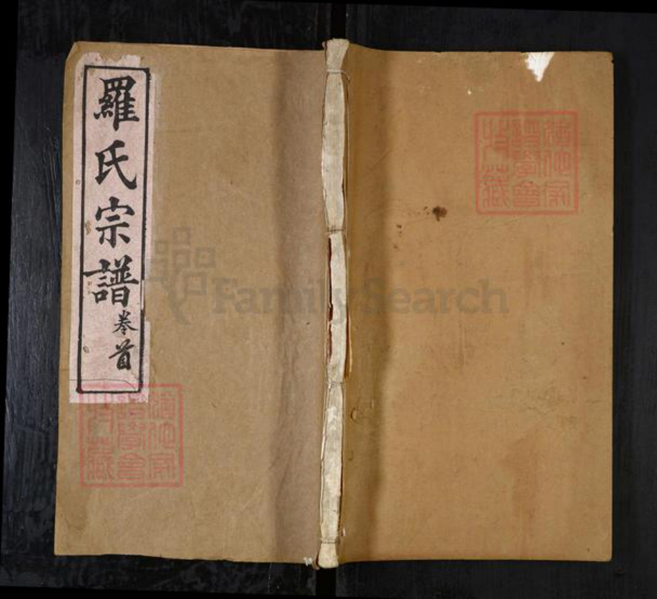 湖北省黄冈市罗氏族谱-罗氏宗谱（东分）[11卷首3卷].pdf电子版