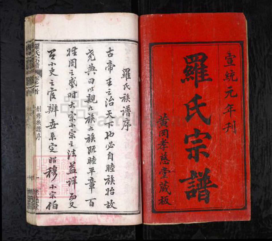 湖北省黄冈市罗氏族谱-罗氏宗谱（东分）[11卷首3卷].pdf电子版插图1