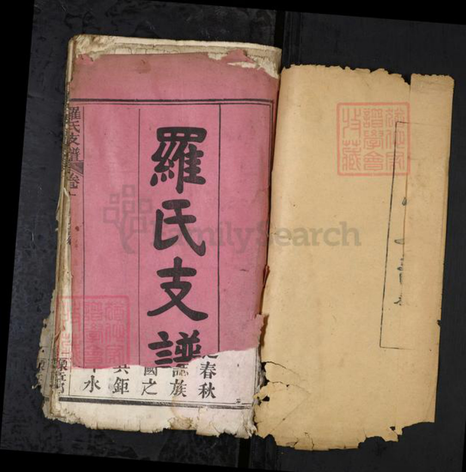 湖北省黄冈市红安县罗氏族谱-罗氏支谱[6卷].pdf电子版插图1