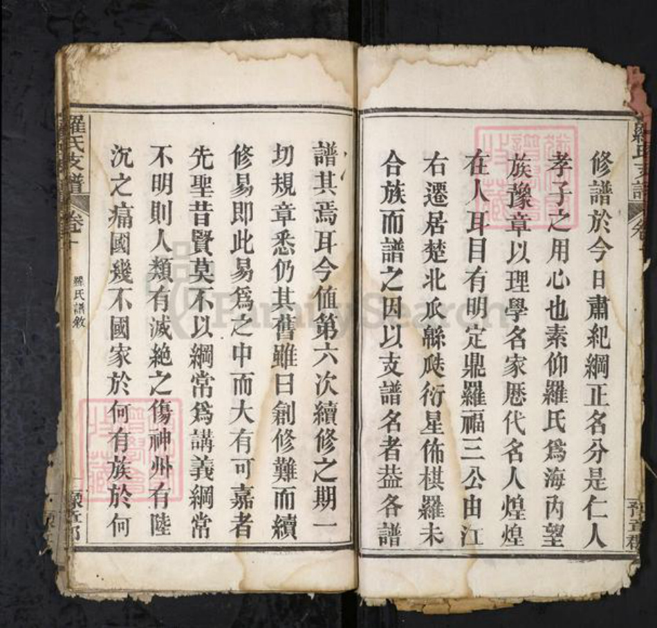 湖北省黄冈市红安县罗氏族谱-罗氏支谱[6卷].pdf电子版插图4