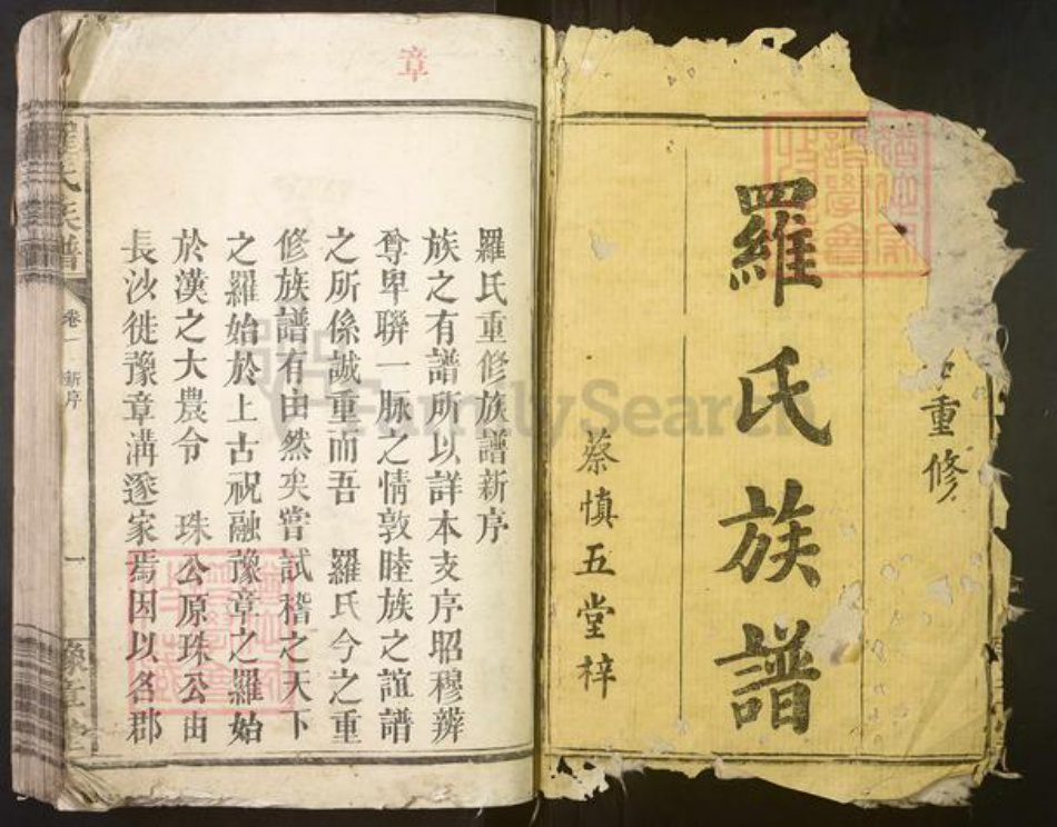 湖南省岳阳市平江县罗氏族谱-罗氏族谱[5卷].pdf电子版插图1