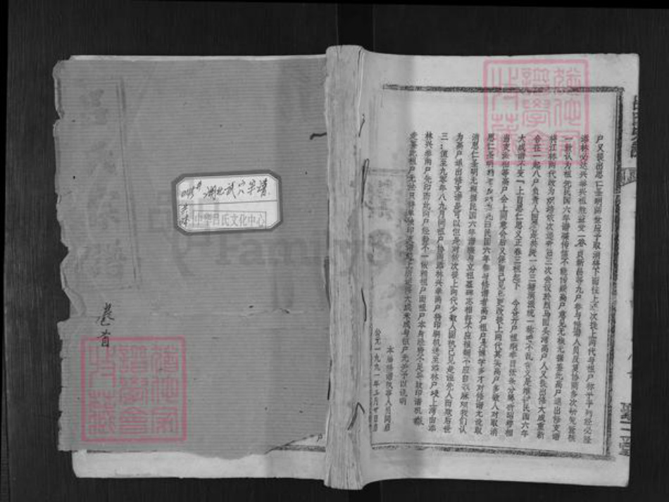 湖北省黄冈市武穴市花桥镇吕氏聚三堂族谱-吕氏宗谱.pdf电子版