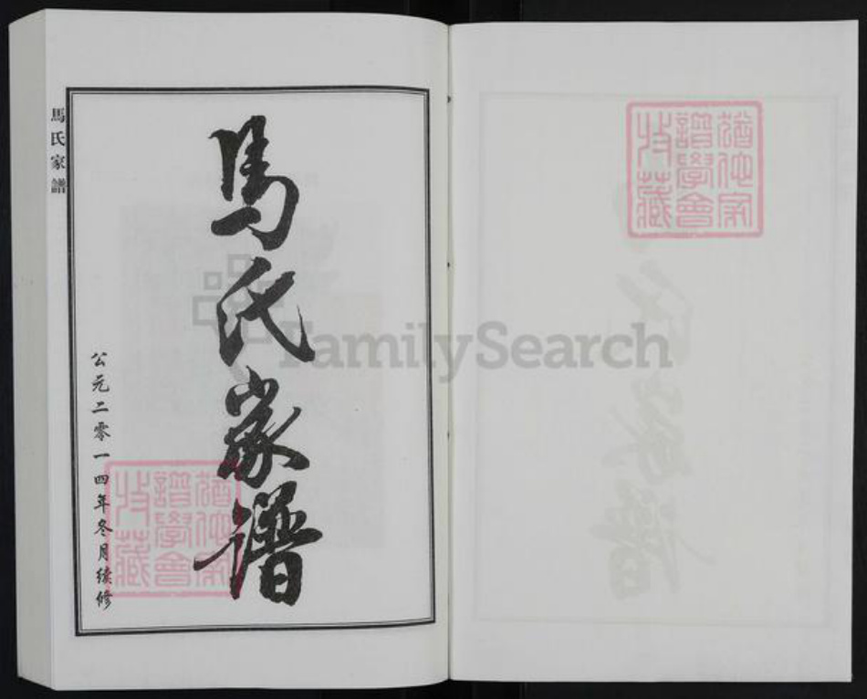 河北省廊坊市大城县权村镇马氏族谱-马氏家谱.pdf电子版插图1