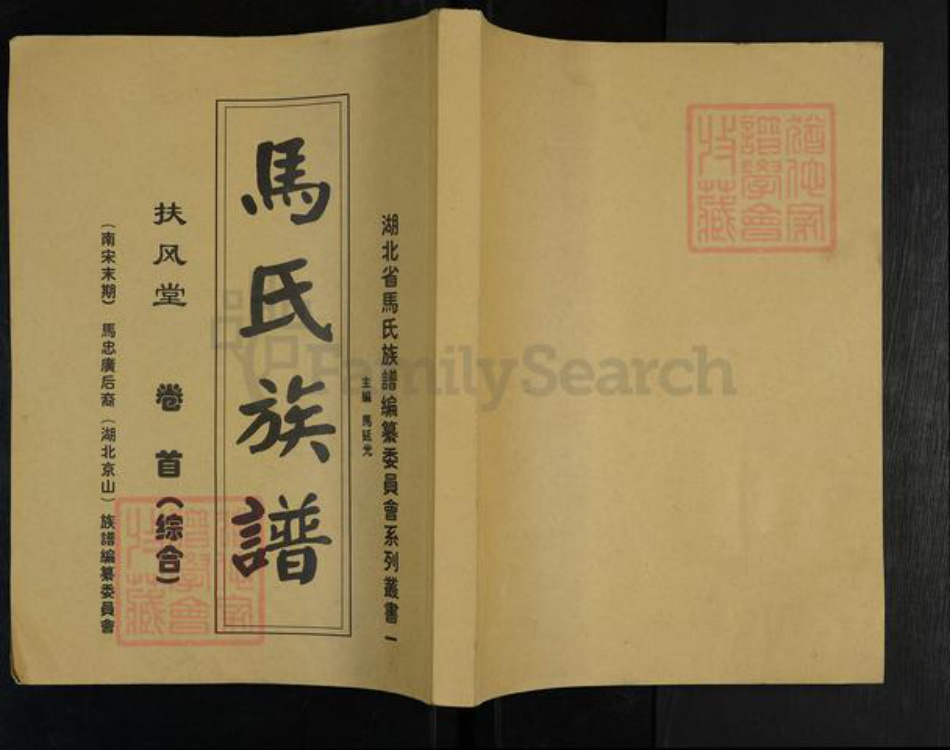 湖北省荆门市京山市罗店镇马氏扶风堂族谱-马氏族谱.pdf电子版插图