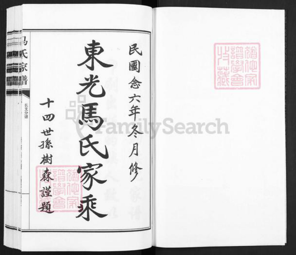 河北省沧州东光县马氏族谱-马氏家谱.pdf电子版插图1