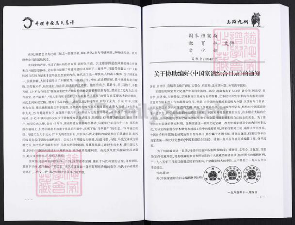 河南省濮阳市濮阳县梨园乡马氏扶风堂族谱-开濮曹徐马氏家谱.pdf电子版插图3