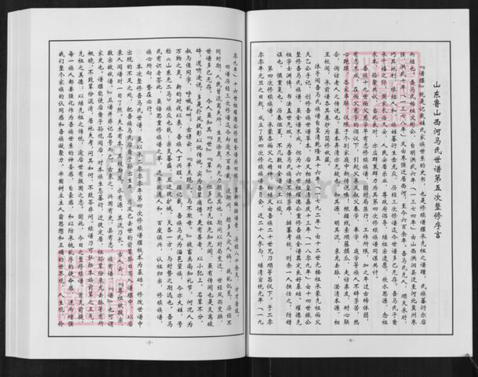山东省淄博市淄川区马氏族谱-山东鲁山西河马氏世谱.pdf电子版插图3