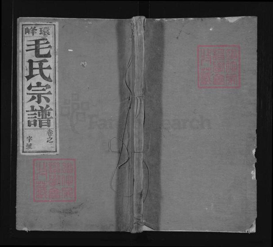 安徽省滁州市凤阳县毛氏傅经堂族谱-环峰毛氏宗谱.pdf电子版插图