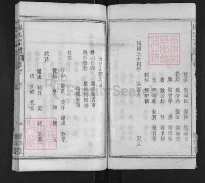 湖北省武汉市新洲区梅氏双桂堂族谱-梅氏宗谱.pdf电子版插图4