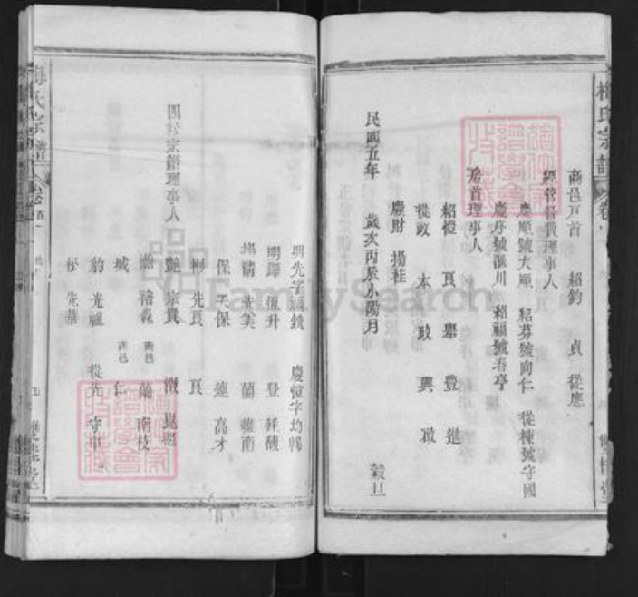 湖北省武汉市新洲区梅氏双桂堂族谱-梅氏宗谱.pdf电子版插图5