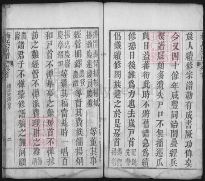 湖北省武汉市新洲区梅氏族谱-梅氏宗谱.pdf电子版插图2