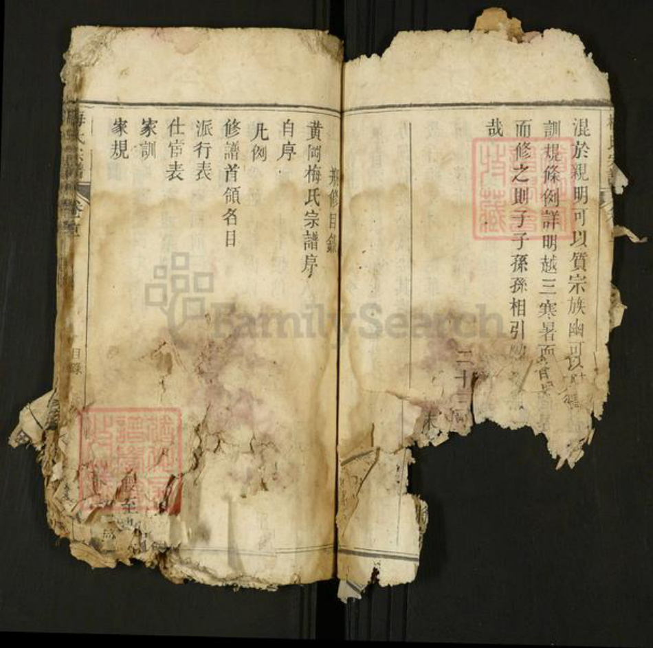 湖北省黄冈市梅氏族谱-梅氏宗谱[6卷首2卷].pdf电子版插图4
