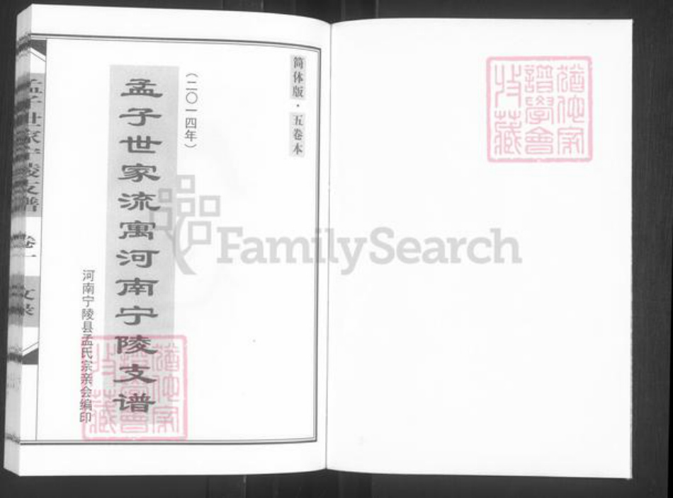 河南省商丘市宁陵县孟氏族谱-孟子世家流寓河南宁陵支谱.pdf电子版插图1