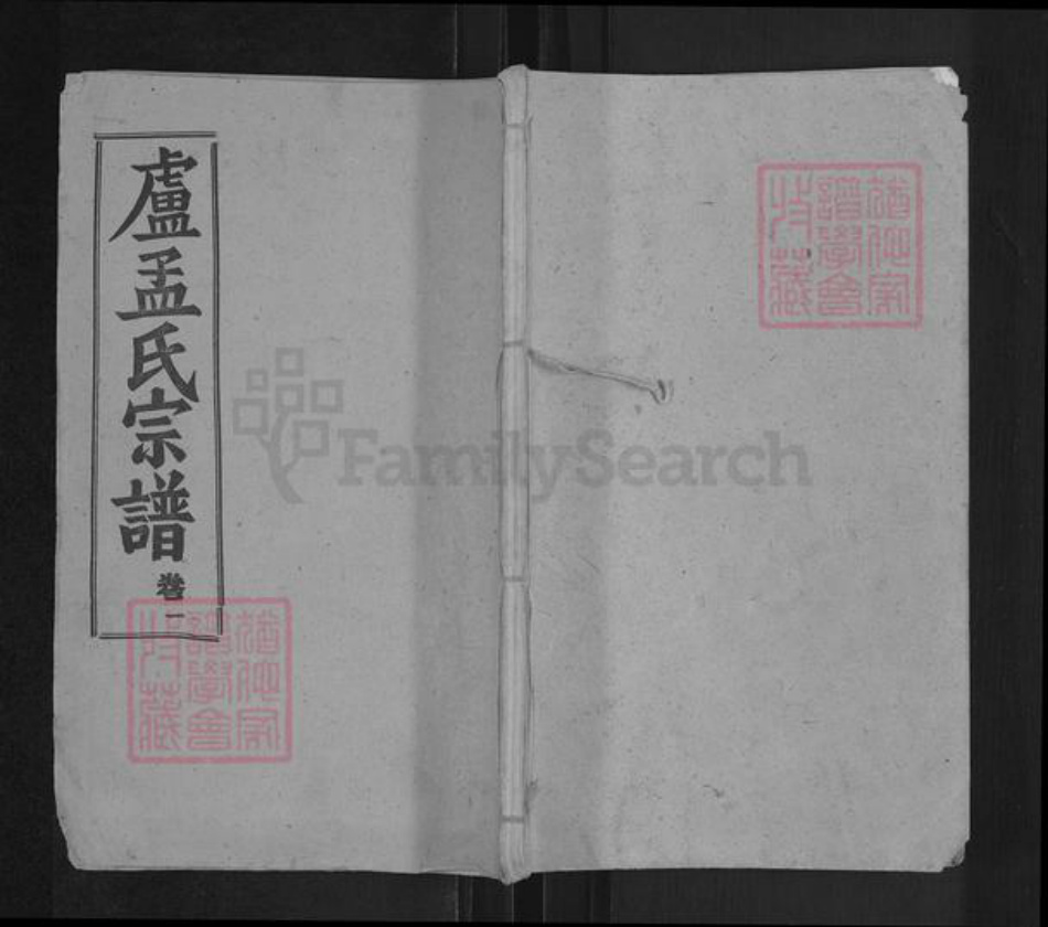 湖北省黄冈市黄州区孟氏锦标堂族谱-庐孟宗谱.pdf电子版插图
