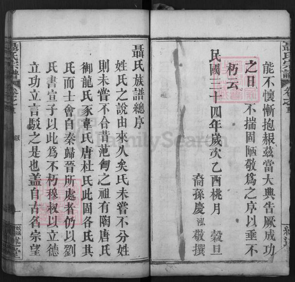 湖北省武汉市新洲区聂氏继述堂族谱-聂氏宗谱.pdf电子版插图3